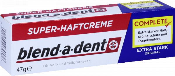 blend-a-dent Complete Super Haftcreme extra stark original 47g