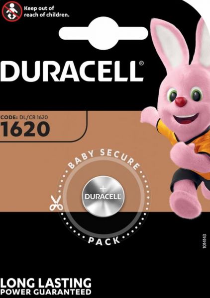 Duracell CR1620 1er Blister 3V Knopfzelle Batterie DL1620