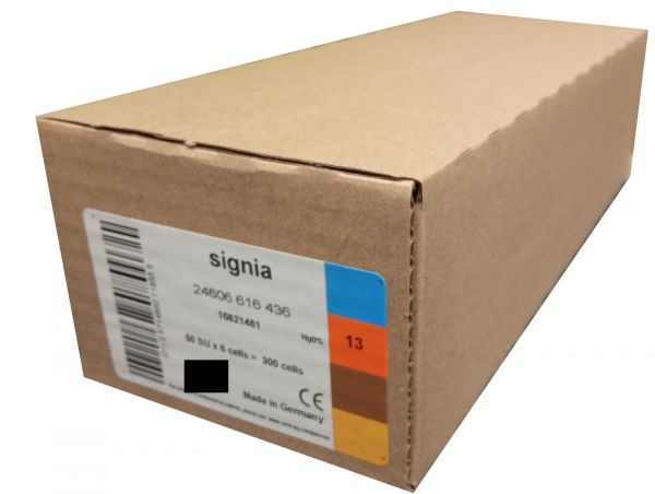 Signia 50x Signia Hörgerätebatterien 6er Blister PR48 Orange 24606 p13mf