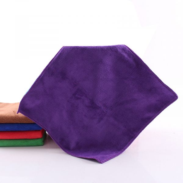 EWANTO 12x Mini Handtuch Gästehandtuch Waschlappen violett 30 x 30 cm superweich aus Mikrofaser mit Aufhängeschlaufe HA-35