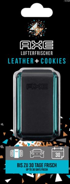 AXE Lufterfrischer für die Auto Lüftung Sorte Leather+Cookies Collision Car Vent Air Freshener 060615