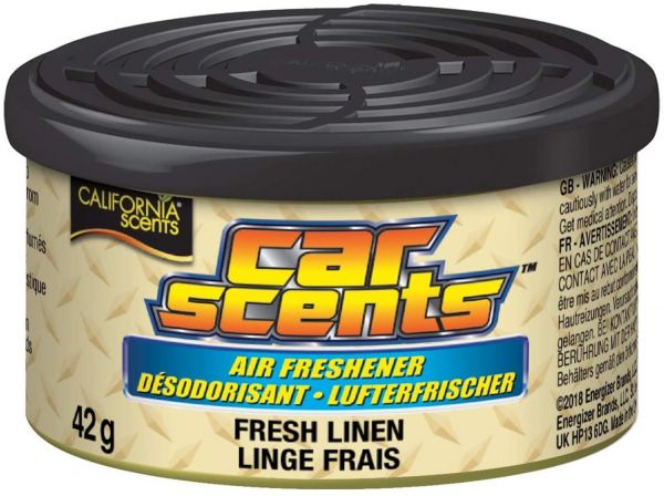 California Scents Lufterfrischer Duftdose Car Scents Geruchsorte Fresh Linen Air Freshener CSCS12044D1 151915