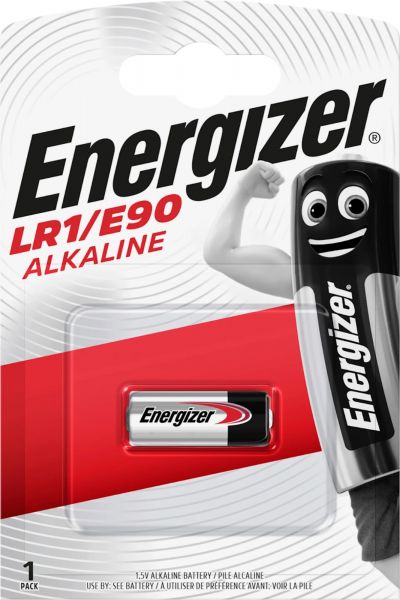 Energizer 80x 1er Blister LR1/E90 Alkaline Batterie 1,5V Alarmanlage-Batterie Lady N 608306