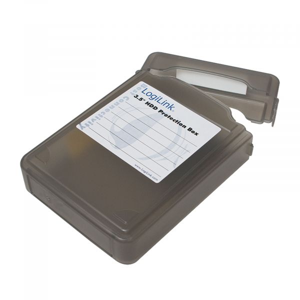 LogiLink 3,5“ HDD protection box for 1 HDD, black UA0133B