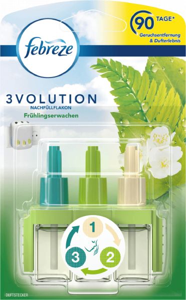 Febreze 9x Duftstecker 3Volution Nachfüllpack Frühlingserwachen