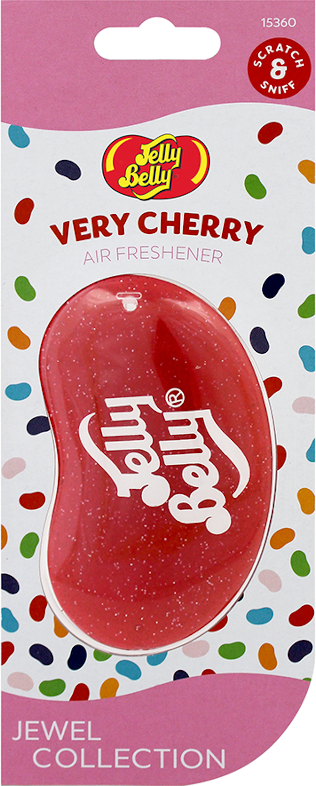 Jelly Belly 15360MTS - SH/131020 Lufterfrischer für das Auto Geruch Very  Cherry 18g Jewel Collection Air Freshener for Cars