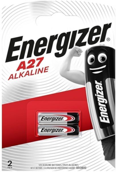 Energizer Batterien A27 12V Alkaline 2er Blister 12V-128 E301536402