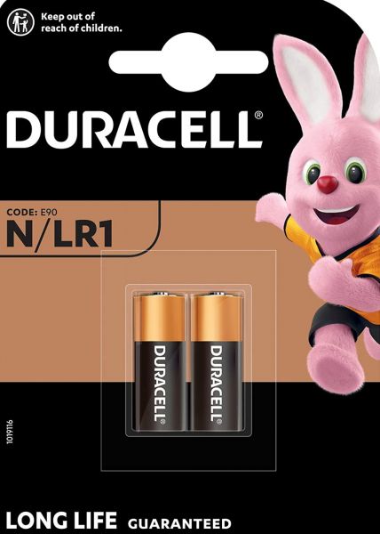 Duracell Specialty Lady N Alkaline Batterien 1,5 V LR1 E90 2er Blister MN9100