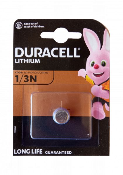 Duracell 100x Specialty 1/3N High Power Lithium Batterie 3 V 2L76 CR1 3N CR11108 1er Blister 1/3N