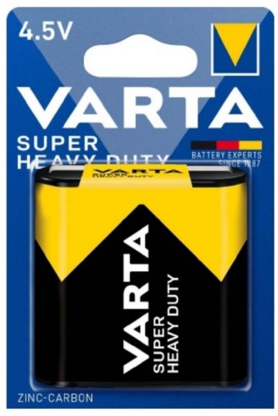 Varta Superlife Zink-Kohle Flachbatterie Super Heavy Duty 3R12 4,5 V 1er Blister bulk 2012