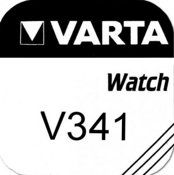 Varta 1000x Watch V341 Uhrenzelle Knopfzelle SR 714 SW Silber-Oxid 11 mAh 1,55 V 1er Blister V 341