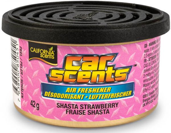 California Scents Lufterfrischer Duftdose Car Scents Geruchsorte Shasta Strawberry Air Freshener CCS-012-EU 147316