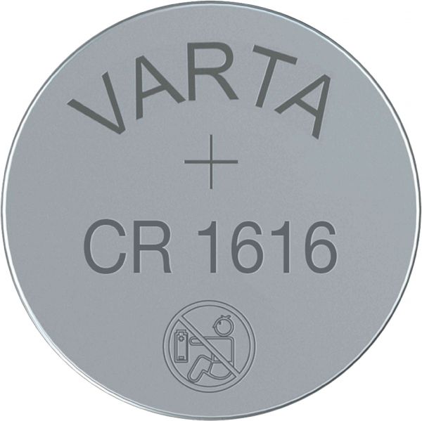 Varta CR1616 3V Batterie Lithium Knopfzelle Bulk VCR1616B