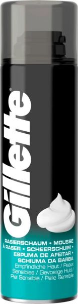 Gillette 6x Rasierschaum Empfindliche Haut 200 ml