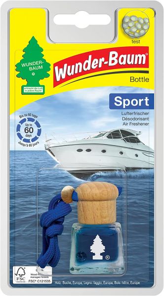 Wunder-Baum Lufterfrischer für das Auto Wunderbaum Duft Flakon Sorte Sport 4,5ml air freshener