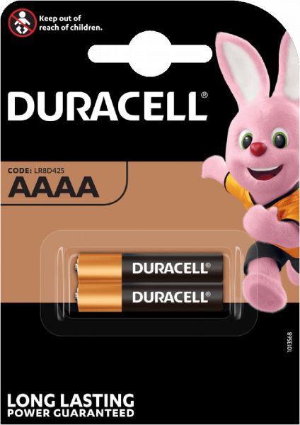 Duracell 10x Specialty Alkaline AAAA Batterien 1,5 V 567 mAh 2er Blister LR8D425 MX2500