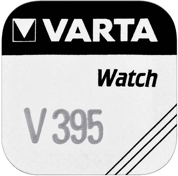 Varta 3x Watch V 395 Uhrenzelle Knopfzelle SR927SW V395 42mAh 1,55 V Silber-Oxid 1er Blister V 395