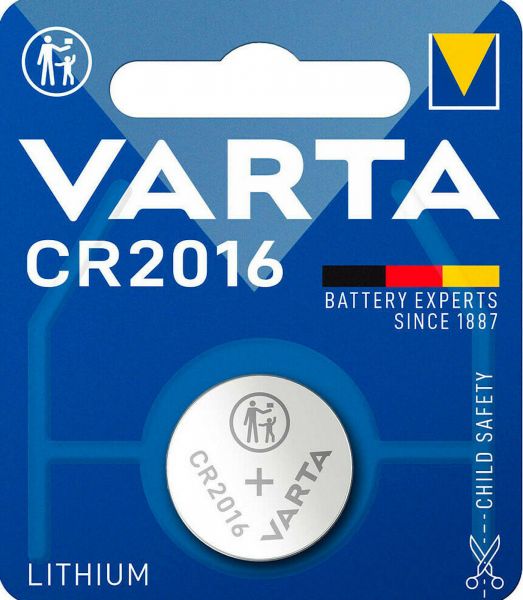 Varta CR2016 1er Blister 3V Batterie Lithium Knopfzelle 6016 VCR2016