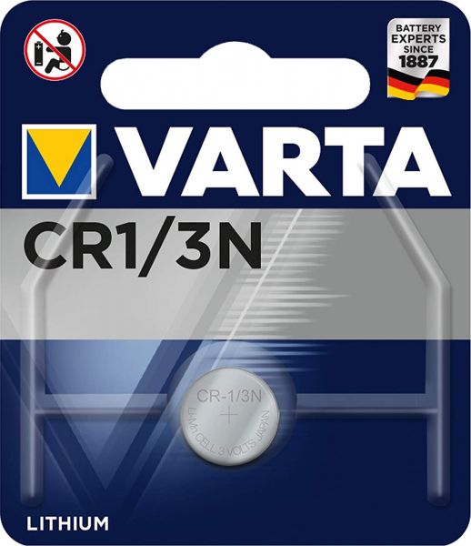 Varta 10x CR1/3N Lithium Batterie 3 V 170 mAh 2L76 CR1 3N CR11108 1er Blister 6131