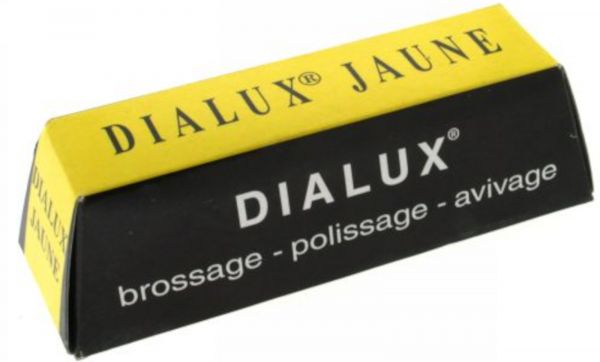 Osborn Dialux Polierpaste Gelb ca. 110 g Stange für Silber Gold und anderen Metallen wie Kupfer Messing Chrom Edelstahl Aluminium Zinn polishing paste yellow