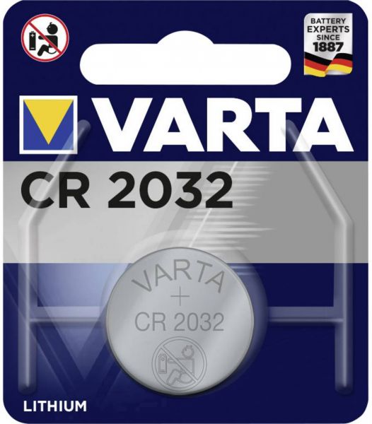 Varta CR2032 1er Blister 3V Batterie Lithium Knopfzelle VCR2032