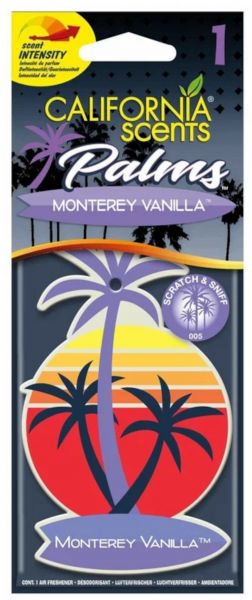 California Scents 1er California Scents Palms Monterey Vanilla Lufterfrischer - California Scents E302689600