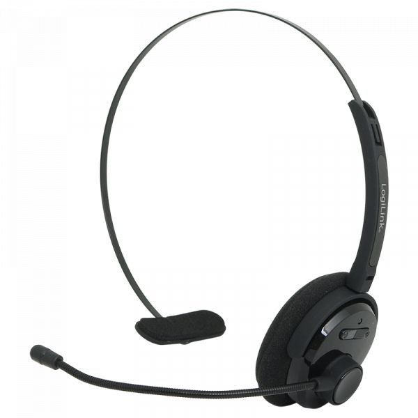 LogiLink Bluetooth Headset, Mono, with headband and microphone BT0027