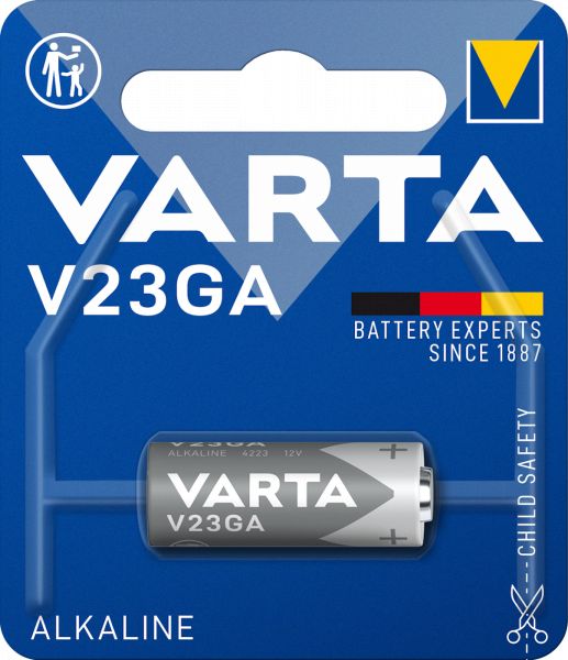 Varta V23GA 12V Alkaline 1er Blister 8LR932 Fotobatterie A23 8LR932 4223