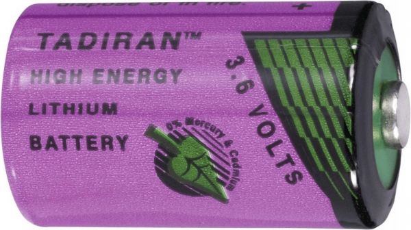 Tadiran Spezial-Batterie CR1/2 AA 3,6V 1100mAh Lithium Zelle Bulk Standard SL-750/S