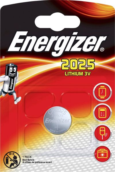 Energizer 10x Lithium 3V Zelle 1er Blister CR2025 IEC C Knopfzelle ECR2025