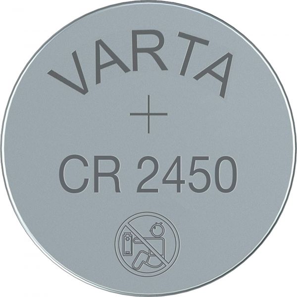 Varta CR2450 3V Batterie 6450 Lithium Knopfzelle 560 mAh - Bulk VCR2450