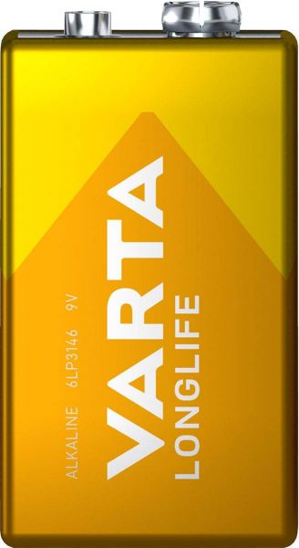 Varta Longlife 9V Block 6 LR 61 Batterie 4122 Alkaline 6LR61 Bulk 4122