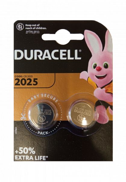 Duracell 10x CR2025 Lithium Knopfzelle 2er Blister 3V DL2025 2025