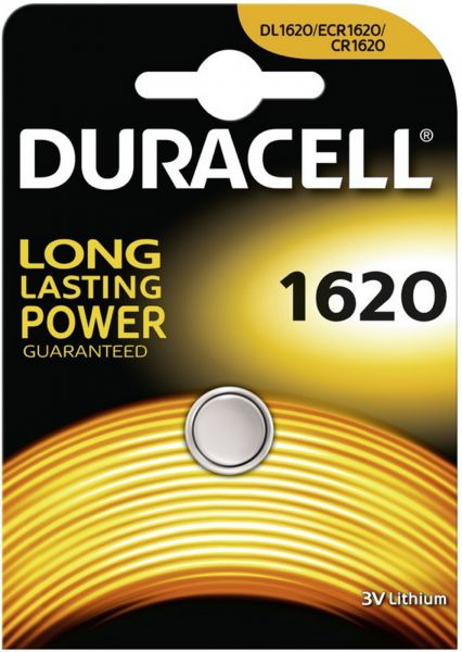 Duracell 10x CR1620 1er Blister 3V Batterie DL1620