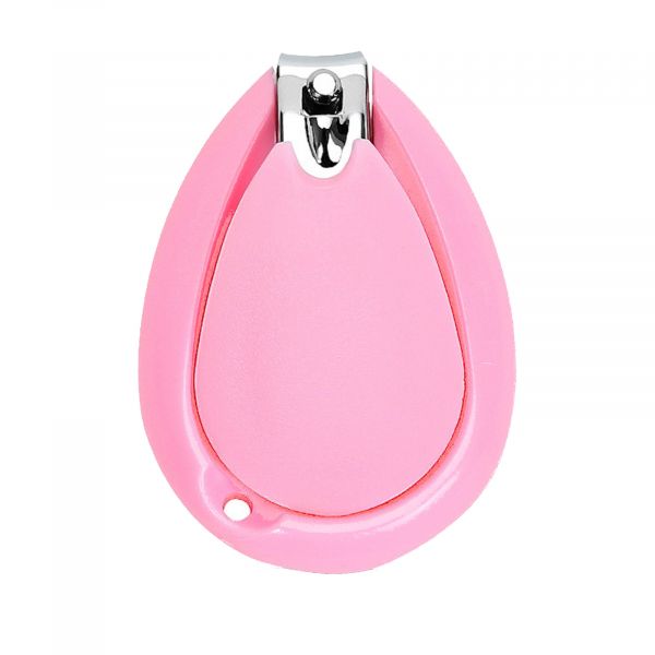 EWANTO 2x Baby Nagel Knipser für das Kürzen von Fingernägeln und Zehennägeln bei Babys sichere Bedienung Farbe rosa 51 mm Länge HH-24