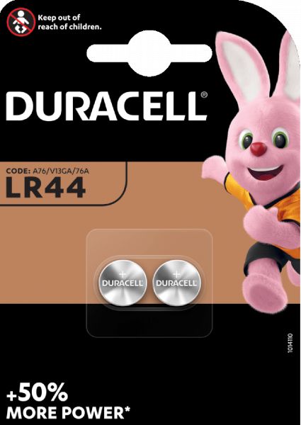 Duracell G13 V13GA 2er Blister LR44 Batterie Knopfzelle 76A LR1154 357A GPA76 AG13 LR44/A76