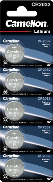 Camelion Lithium Knopfzelle CR2032 2032 3V 5er Blister 13005032