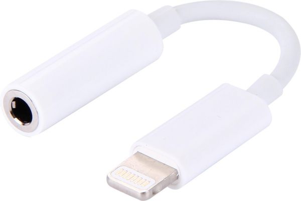 EWANTO 10 cm Klinke Stecker für Apple für iOS iPhone 5 bis 13 X Xr Xs Max für Ipad (m) auf 3,5mm AUX (w) Buchse Kabel weiß Musik Kopfhörer Audioadapterkabel für iphone Macbook für ipad Adapter für Apple für iPad für iPod für Macbook VVUTCHE-01