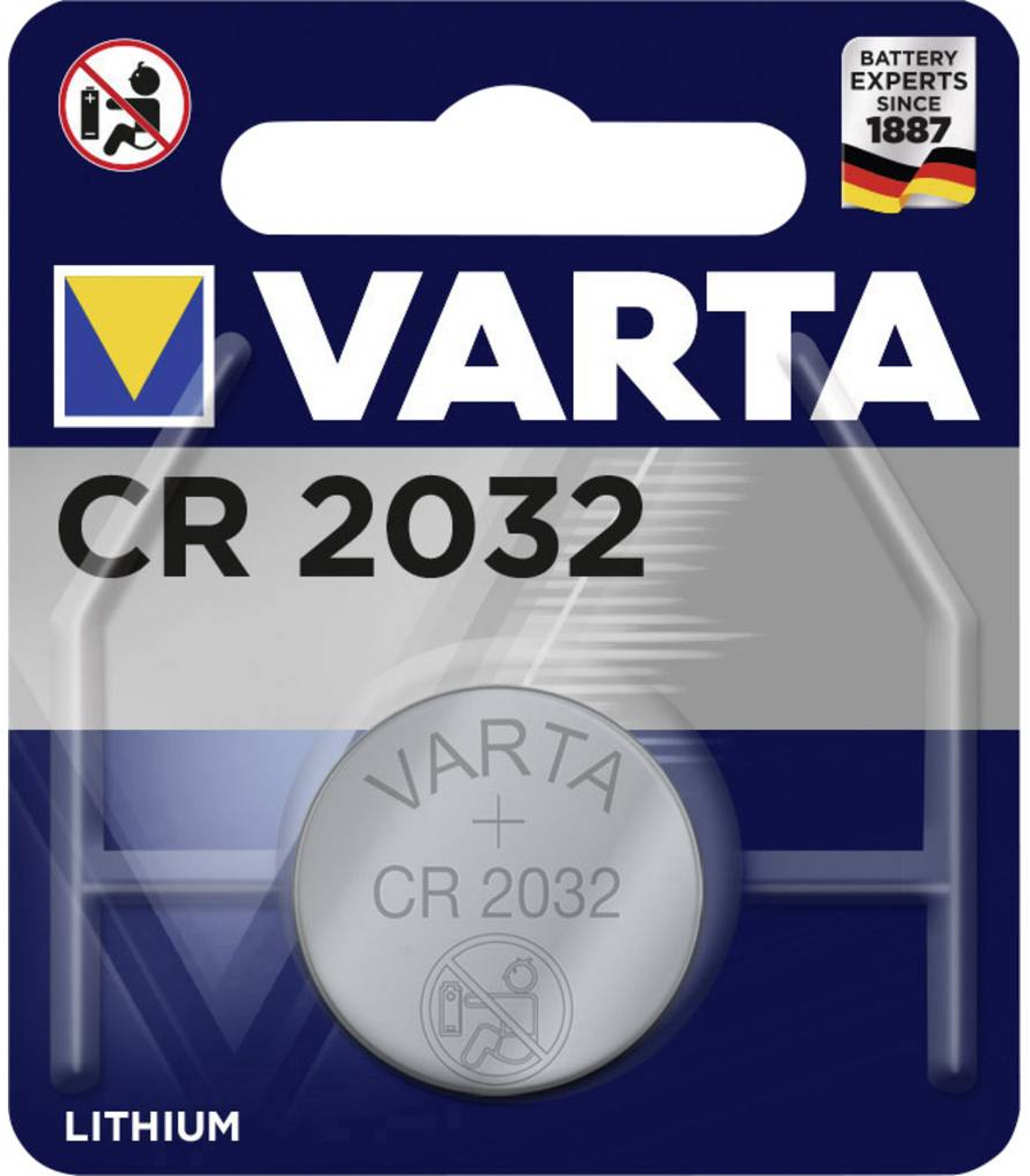 10x Knopfzellen VARTA CR2032 Lithium Batterien Bulk 10 Stück 