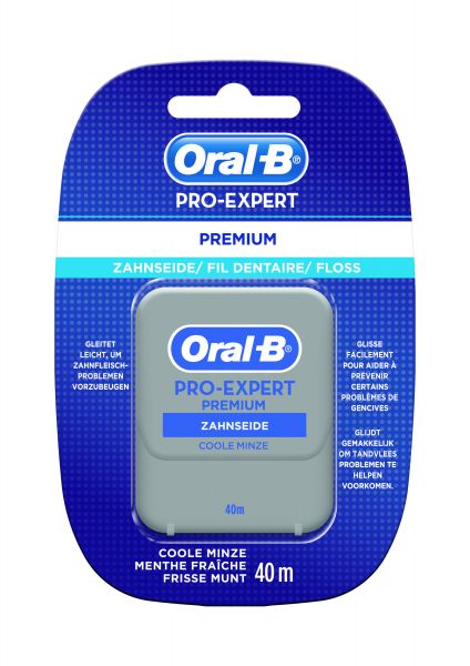Oral-B Pro-Expert Premium Zahnseide 40m Coole Minze Floss