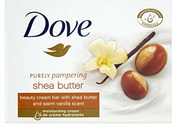 Dove 50x Seife Cream Bar Shea Butter Waschstück weiches Hautgefühl 100 g