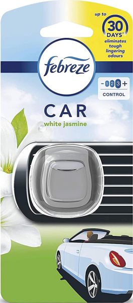 Febreze 6x Lufterfrischer Car Jasminblüte