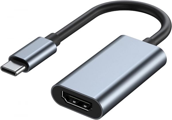 EWANTO USB-C (m) 3.1 zu HDMI (w) Adapterkabel für 4k TV Monitor PC Laptop Computer MacBook Typ C USB 3.1 Typ C Schnittstelle UH4A-01