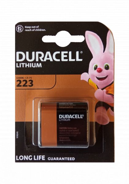 Duracell Specialty High Power Lithium 223 Foto-Batterien 6 V Ultra Lithium CR-P2 1er Blister 223