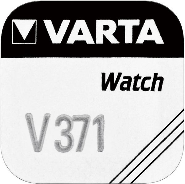 Varta 30x Watch V 371 Uhrenzelle Knopfzelle SR 920 SW V371 Silber-Oxid 30 mAh 1,55 V 1er Blister V 371