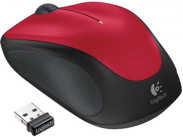 Logitech Wireless Mouse M235 - Maus rot 910-002496
