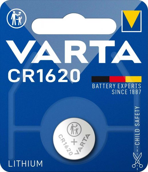 Varta 50x CR1620 1er Blister 3V Batterie Lithium Knopfzelle VCR1620