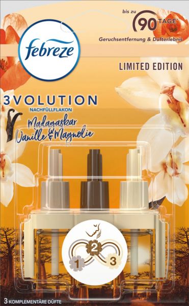 Febreze Duftstecker 3Volution Nachfüllpack Madagaskar Vanille & Magnolie